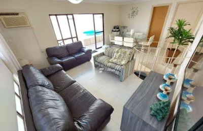 Cobertura com 3 dormitórios à venda, 180 m² por r$ 620.000,00 - enseada - guarujá/sp