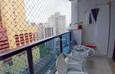 Apartamento com 2 dormitórios à venda, 72 m² por r$ 550.000,00 - pitangueiras - guarujá/sp