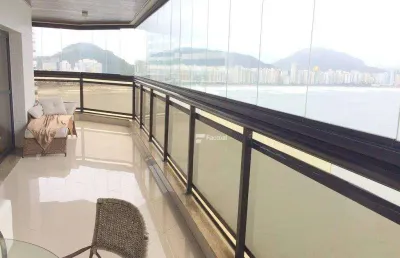 Apartamento com 4 dormitórios à venda, 251 m² por r$ 2.500.000,00 - astúrias - guarujá/sp