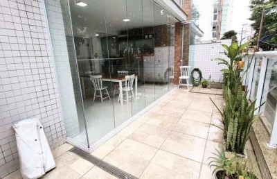 Apartamento com 3 dormitórios à venda, 112 m² por r$ 1.800.000,00 - tombo - guarujá/sp