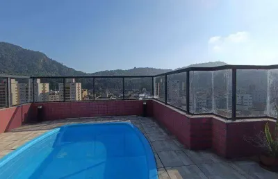 Cobertura com 2 dormitórios à venda, 135 m² por r$ 580.000,00 - enseada - guarujá/sp
