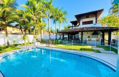 Casa com 4 dormitórios à venda, 280 m² por r$ 2.200.000,00 - acapulco - guarujá/sp