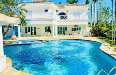 Casa com 6 dormitórios à venda, 477 m² por r$ 7.000.000,00 - acapulco - guarujá/sp