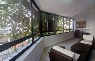 Apartamento com 3 dormitórios à venda, 189 m² por r$ 790.000,00 - pitangueiras - guarujá/sp