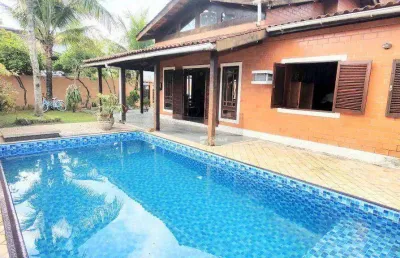 Casa com 3 dormitórios à venda, 420 m² por r$ 850.000,00 - enseada - guarujá/sp