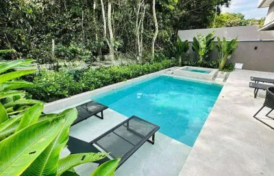 Casa com 6 dormitórios à venda, 380 m² riviera de são lourenço - bertioga/sp
