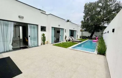 Casa com 3 dormitórios à venda, 158 m² por r$ 1.250.000,00 - praia de pernambuco - guarujá/sp