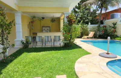 Casa com 4 dormitórios à venda, 300 m² por r$ 2.000.000,00 - pernambuco ii - guarujá/sp