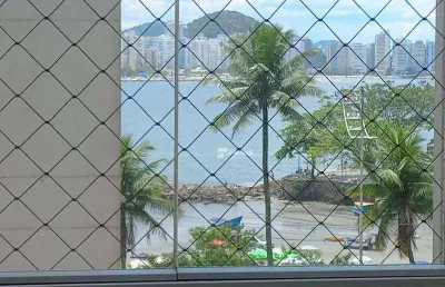 Apartamento para venda e locação anual na praia das astúrias - guarujá/sp.