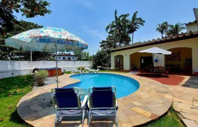 Casa com 4 dormitórios à venda, 350 m² por r$ 2.000.000,00 - enseada - guarujá/sp