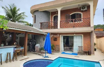Casa com 4 dormitórios à venda, 319 m² por r$ 1.600.000,00 - albamar - guarujá/sp