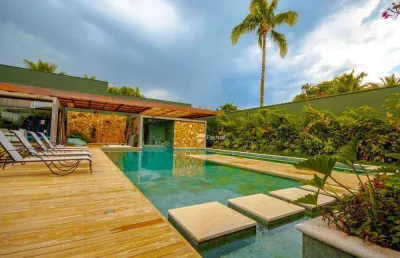 Casa com 5 dormitórios à venda, 614 m² por r$ 6.800.000,00 - acapulco - guarujá/sp