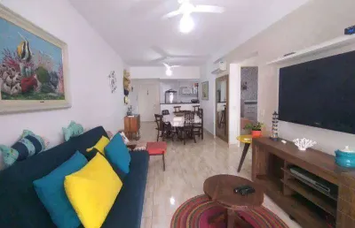 Apartamento com 2 dormitórios à venda, 90 m² por r$ 850.000,00 - astúrias - guarujá/sp