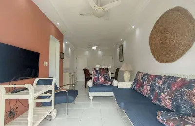 Apartamento com 3 dormitórios à venda, 110 m² por r$ 420.000,00 - enseada - guarujá/sp