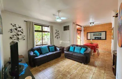 Apartamento com 2 dormitórios à venda, 72 m² por r$ 300.000,00 - enseada - guarujá/sp