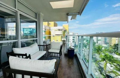 Cobertura com 4 dormitórios à venda, 221 m²  - riviera de são lourenço - bertioga/sp