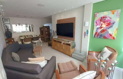 Cobertura com 4 dormitórios à venda, 208 m² por r$ 780.000,00 - enseada - guarujá/sp