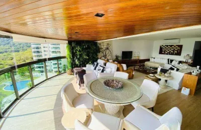 Apartamento com 4 dormitórios à venda, 224 m² por r$ 3.500.000,00 - enseada - guarujá/sp