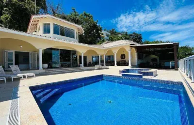 Casa à venda, 880 m² por r$ 7.000.000,00 - península - guarujá/sp