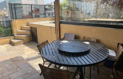 Cobertura à venda, 122 m² por r$ 900.000,00 - enseada - guarujá/sp