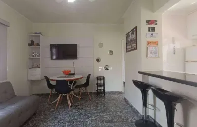 Apartamento com 1 dormitório à venda, 57 m² por r$ 350.000,00 - enseada - guarujá/sp