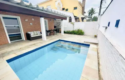 Casa com 5 dormitórios à venda, 178 m² por r$ 860.000,00 - enseada - guarujá/sp