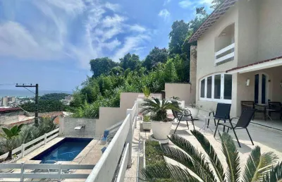 Casa com 3 dormitórios à venda, 300 m² por r$ 1.500.000,00 - enseada - guarujá/sp
