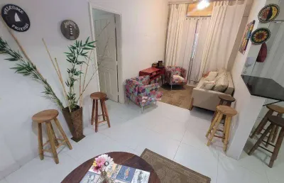 Apartamento com 2 quartos à venda, 60 m² por r$ 260.000 - enseada - guarujá/sp