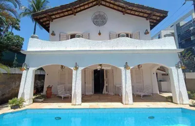 Casa com 5 dormitórios à venda, 468 m² por r$ 1.380.000,00 - enseada - guarujá/sp