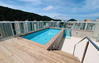 Cobertura com 3 dormitórios à venda, 274 m² por r$ 2.890.000,00 - pitangueiras - guarujá/sp