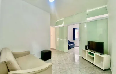 Apartamento com 1 dormitório à venda, 60 m² por r$ 270.000,00 - enseada - guarujá/sp