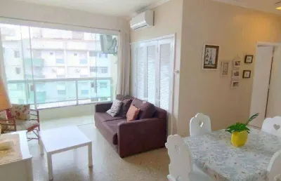 Apartamento com 3 quartos à venda, 72 m² por r$ 500.000 - pitangueiras - guarujá/sp