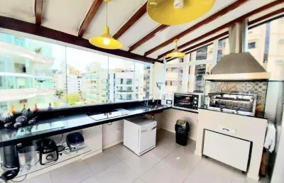 Cobertura com 3 dormitórios à venda, 110 m² por r$ 495.000,00 - enseada - guarujá/sp