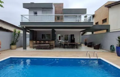 Casa com 4 dormitórios à venda, 300 m² - riviera de são lourenço - bertioga/sp