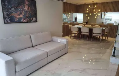 Cobertura com 5 dormitórios à venda, 243 m² por - riviera de são lourenço - bertioga/sp