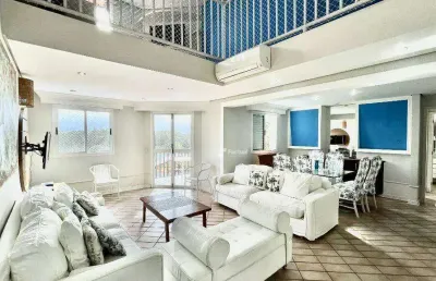 Cobertura com 4 dormitórios à venda, 155 m²  - riviera de são lourenço - bertioga/sp