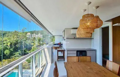Apartamento com 4 dormitórios à venda, 132 m²- riviera de são lourenço - bertioga/sp