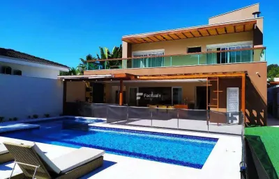 Casa com 5 dormitórios à venda, 404 m²  - riviera de são lourenço - bertioga/sp
