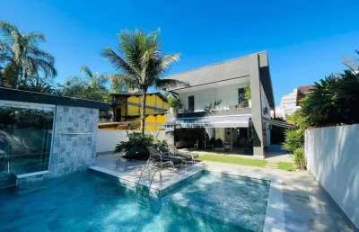 Casa com 6 dormitórios à venda, 380 m²  riviera de são lourenço - bertioga/sp