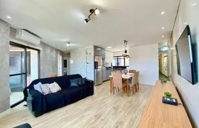 Apartamento com 3 dormitórios à venda, 100 m² por r$ 600.000,00 - enseada - guarujá/sp