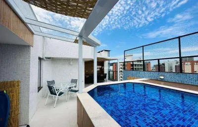 Cobertura com 6 dormitórios à venda, 280 m² - riviera módulo 6 - bertioga/sp