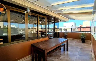 Cobertura com 4 dormitórios à venda, 160 m² por r$ 750.000,00 - enseada - guarujá/sp