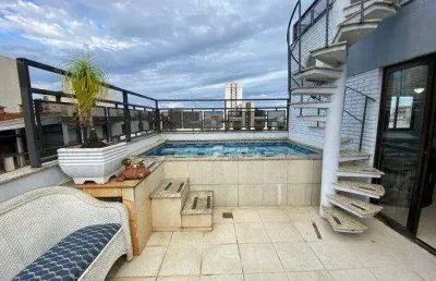 Cobertura com 3 dormitórios à venda, 145 m² por r$ 600.000,00 - enseada - guarujá/sp