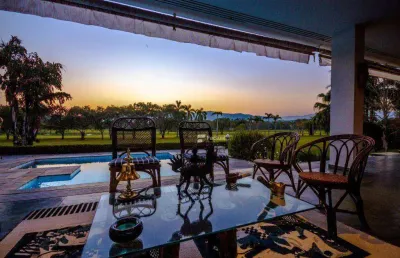Casa com 4 dormitórios à venda, 824 m² por r$ 7.000.000 - praia de pernambuco - guarujá golf club