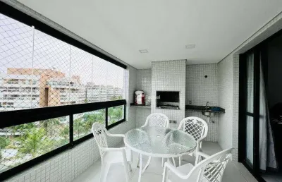 Apartamento com 3 dormitórios à venda, 94 m² - riviera de são lourenço - bertioga/sp
