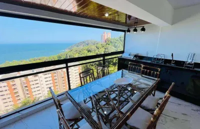 Apartamento com 3 dormitórios, 168 m² - venda por r$ 1.550.000,00 ou aluguel por r$ 9.500,00/mês - morro sorocotuba - guarujá/sp