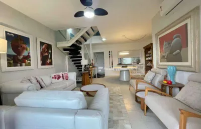 Cobertura com 3 dormitórios à venda, 320 m² por r$ 7.900.000,00 - riviera de são  lourenço  - bertioga/sp