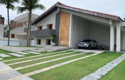 Casa com 6 dormitórios à venda, 592 m² por r$ 8.000.000,00 - acapulco - guarujá/sp