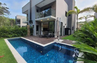 Village com 4 dormitórios à venda, 205 m²  - riviera de são lourenço - bertioga/sp