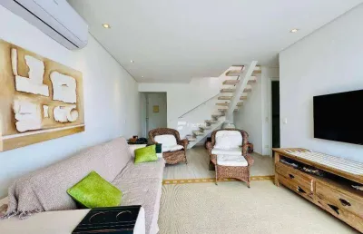 Cobertura com 4 dormitórios à venda, 186 m²  - riviera de são lourenço - bertioga/sp